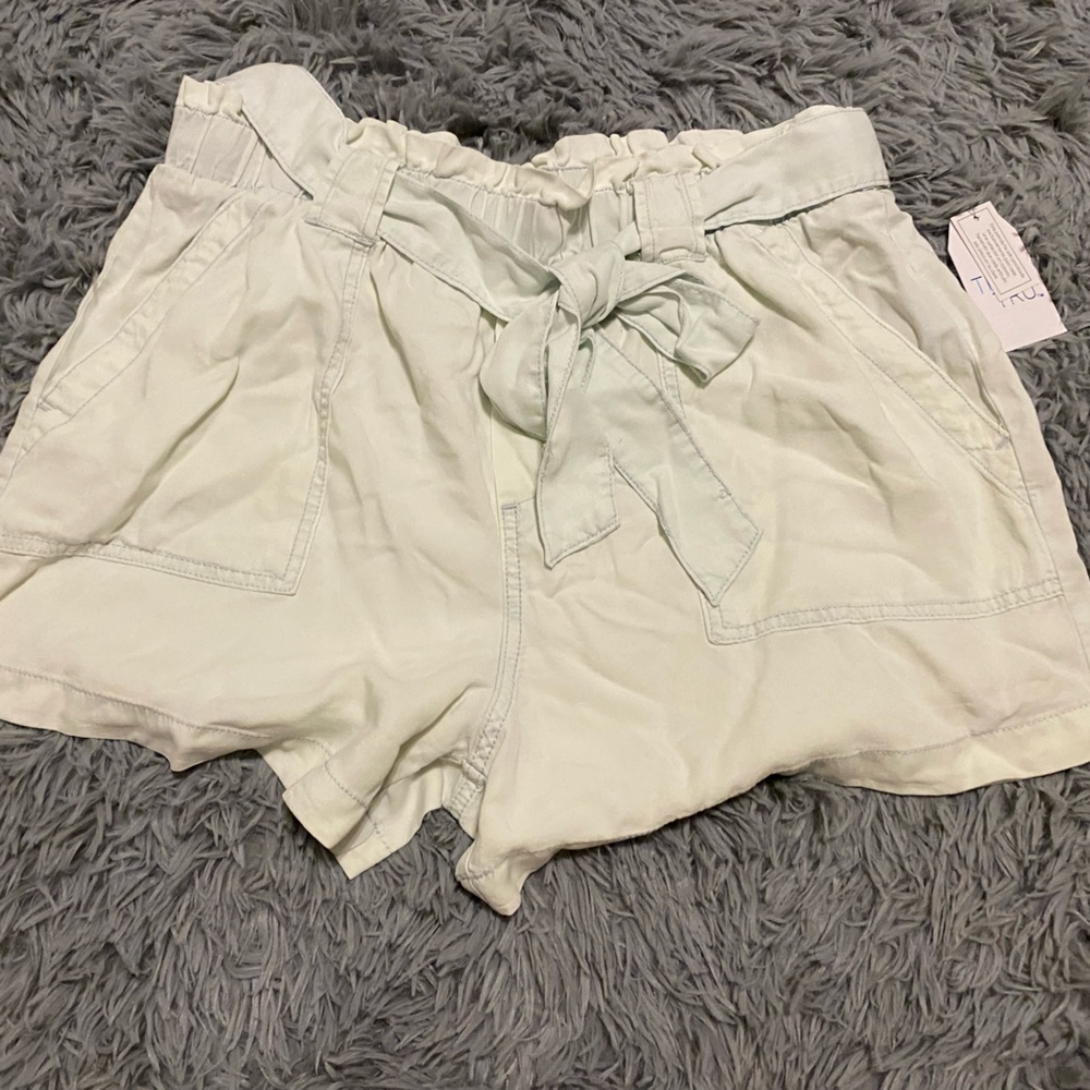 Belted shorts